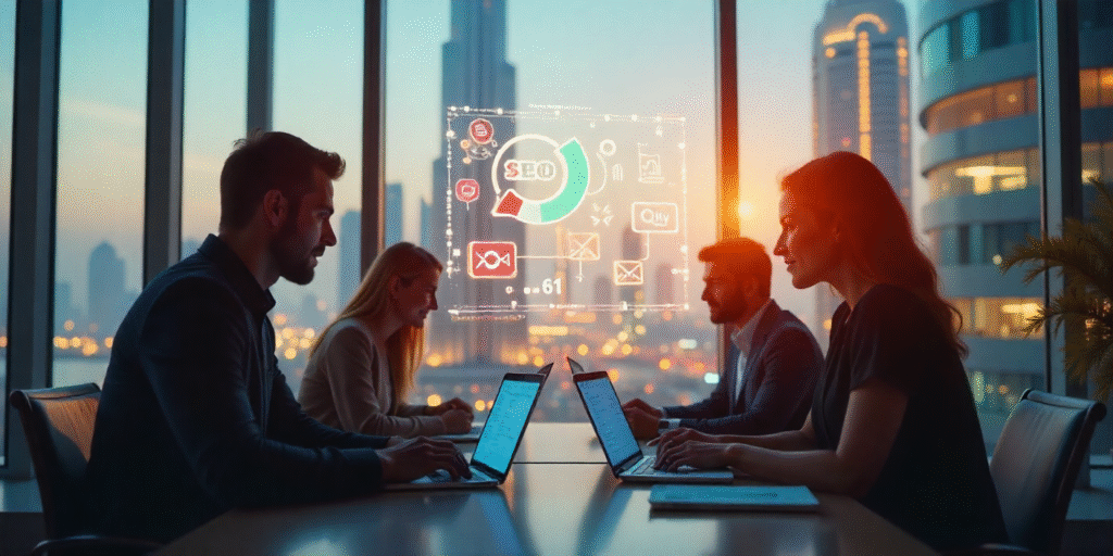 digital marketing services in uae, seo services uae, ppc advertising uae, social media marketing dubai, digital agency uae, the brand maker, content marketing in uae, boost business online uae